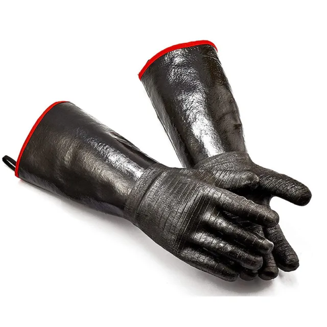 Guantes de alto calor parrilla guantes de cocina aislados para barbacoa/parrilla/fumador J7I7