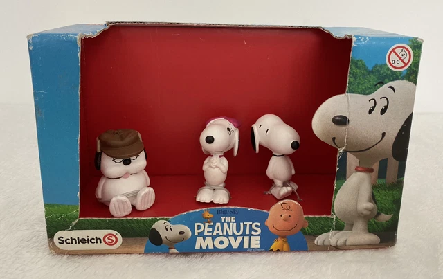 SCHLEICH Scenery Pack Snoopy's Siblings – 3 Figuren Set, Handbemalt, Aus Kunststoff, Für Kinder Ab 3 Jahren