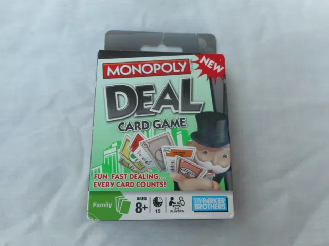 NEW Game, Unopened, Monopoly Deal, Card Game, Travel Game, Parker