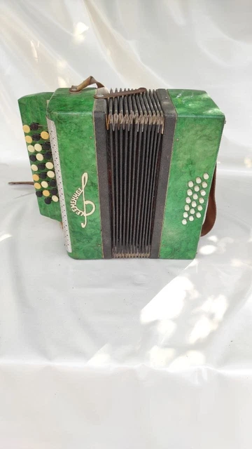 Vintage Soviet Children's Piano Accordion