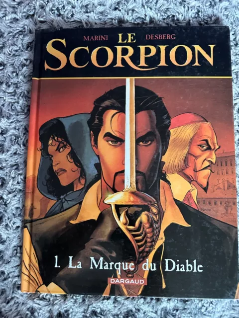 LE SCORPION T.1 La Marque du Diable Marini Desberg Ed. Dargaud édité pour SHELl