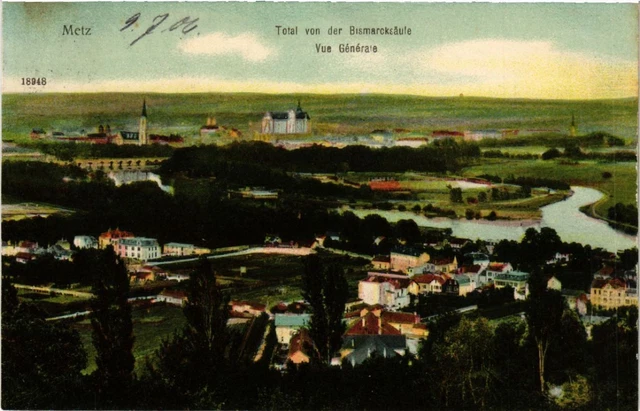 CPA AK METZ - Total von der Bismarckaule - Vue général (454908)