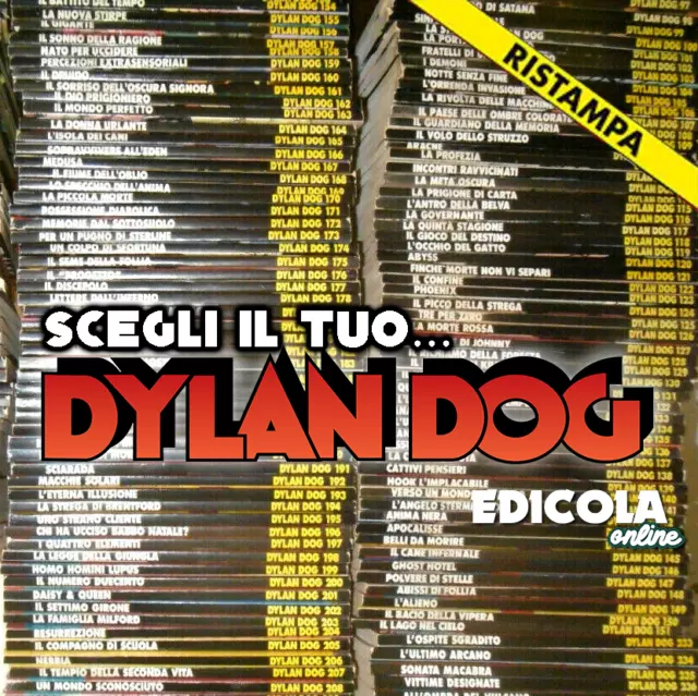 Fumetti di DYLAN DOG lotto Serie 1 prima Ristampa Sequenza non completa Bonelli