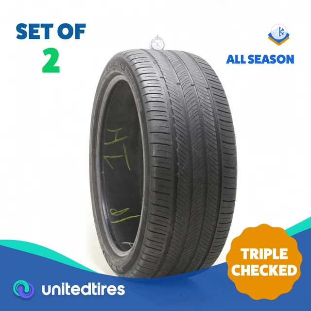 Set of (2) Used 265/40R22 Michelin Primacy Tour A/S GOE 106W - 5-6/32