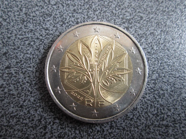 Piece 2 Euro 2022 Liberte Egalite Fraternite PIÈCE 2 EUROS commémorative FRANCE 2022 Liberté Egalité Fraternité