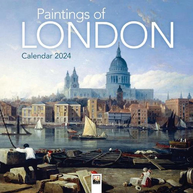 THE MUSEUM OF London Paintings of London 2024 Wall Calendar by Flame