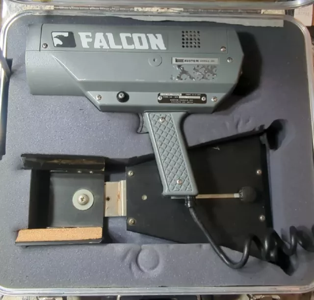 Kustom Signals Falcon Handheld Police Speed Radar Gun Dash Bracket & Case