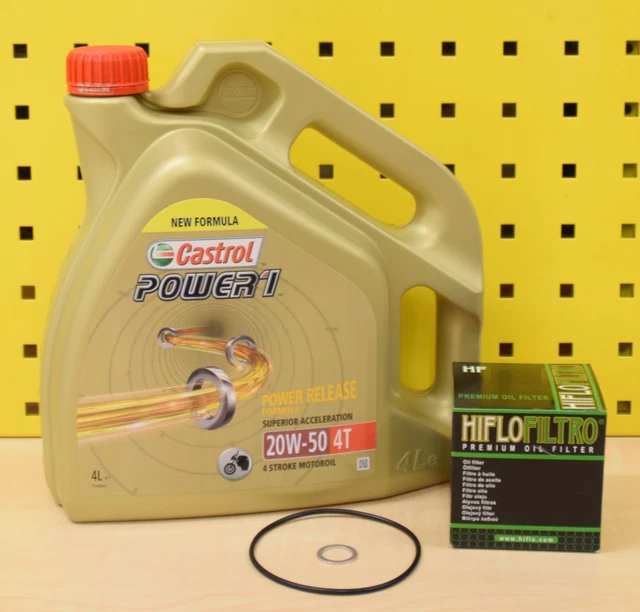 BMW K75 K100 K1 K1100 K1200 Olio Filtro Castrol Power 1 20w50 Rs Lt Rt ...