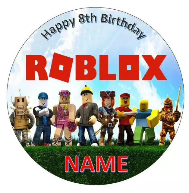 Roblox Assorted Skin Colors Yellow Green Blue Purple Edible Cake