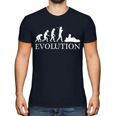 Go Kart da Corsa Evolution Of Uomo T-Shirt Maglietta Maglia Regalo Abbigliamento