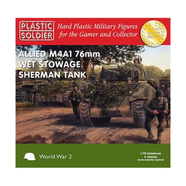 Plastic Soldier PSC 1/72 20mm WW2 Sherman M4A1 Wet Stowage