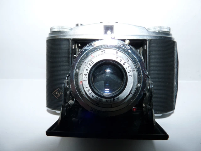 Agfa Isolette II-Klapp-/Sucherkam. mit Objektiv Agfa-Apotar, Verschluß Pronto