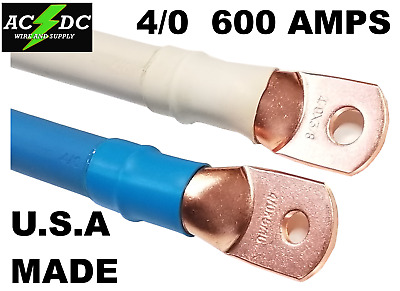 4/0 AWG GAUGE Copper Battery Cable Power Wire Car, Inverter, RV, Solar