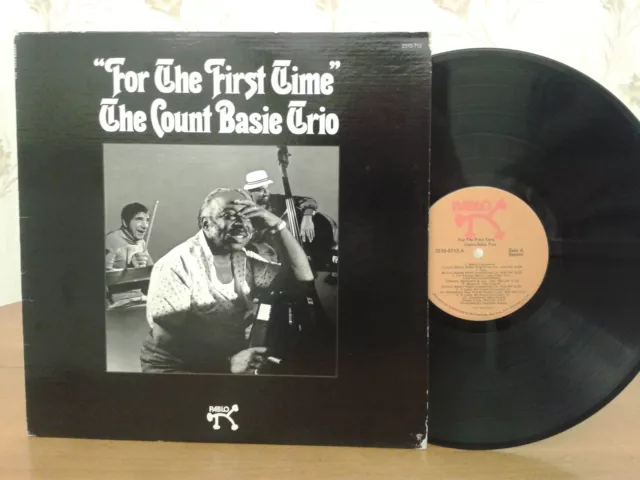 Count Basie Trio, For The First Time, Pablo 2310 712,1stPressing, excellent état + disque vinyle jazz