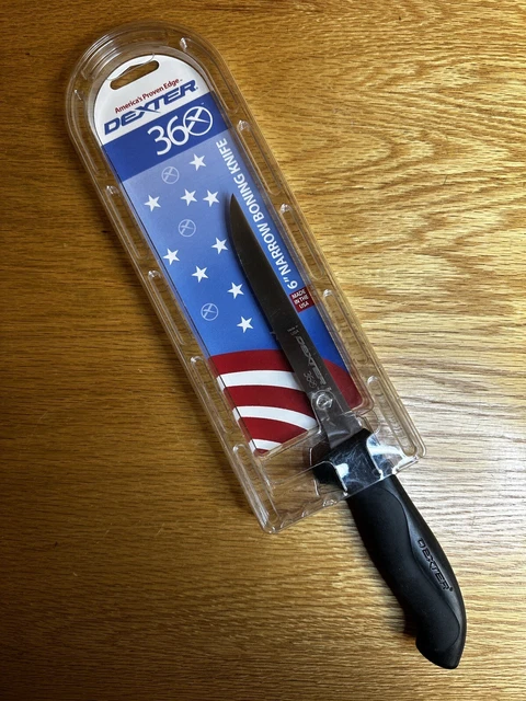 Dexter-Russel 360 Series 6" Narrow Flexible Boning Knife: Black