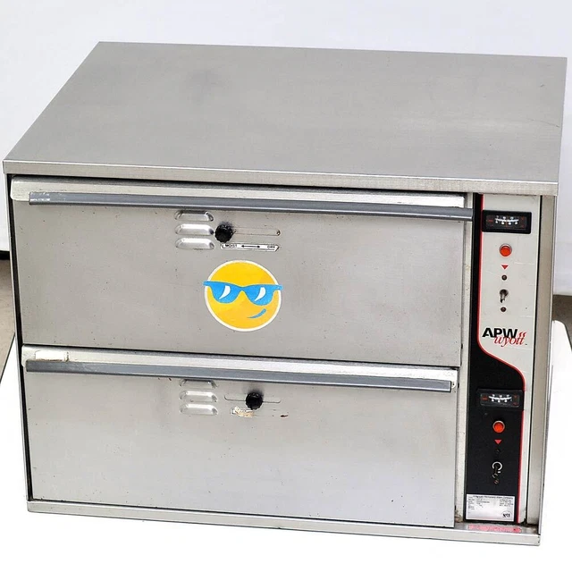 APW HD-2 Heated Holding Drawer Warming Cabinet 208V 900W HD2L2 APW HD-2 Heated Holding Drawer Warming Cabinet 208V 900W HD2L2