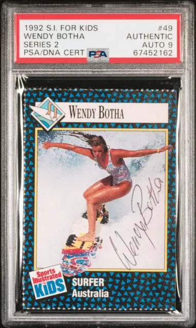 PSA Auto Wendy Botha Pro Surfer RC #49 Sports Illustrated for Kids SI For Kids