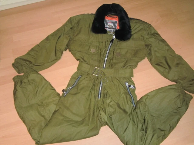 Vintage Head Skianzug Glanznylon  Gr. 40. Gr-M/L
