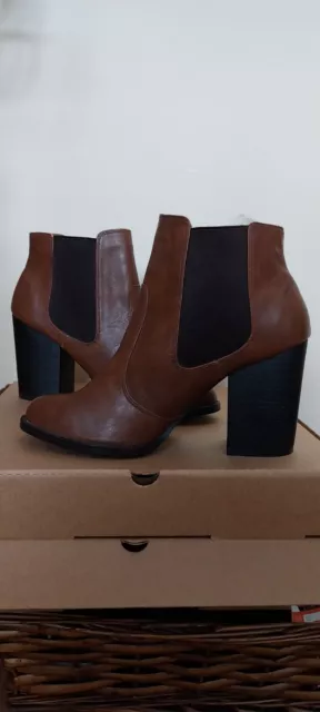 NEW LOOK LADIES Chelsea Boots Tan Brown Size 7, New. £9.00 - PicClick UK