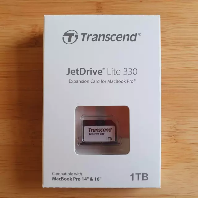 💥 Transcend JetDrive Lite 330 1TB Expansion Card MacBook Pro 14"/16"