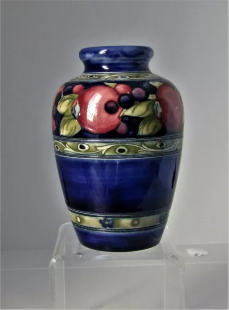 Rare Moorcroft Banded Pomegranate Vase