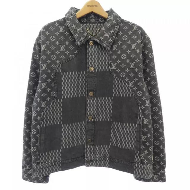 Louis Vuitton x Nigo Monogram Crazy Denim Workwear Jacket Black Men's -  FW21 - US