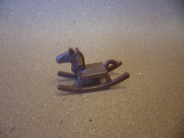 Cheval à Bascule PLAYMOBIL Vintage - Accessoire Pour Maison, Crèche, école - Bon état