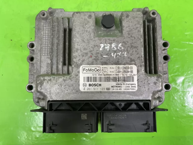 Ford Fiesta Mk7 Ecu 1.0 Petrol Engine Control Unit C1B112A650Ek 2013-2017