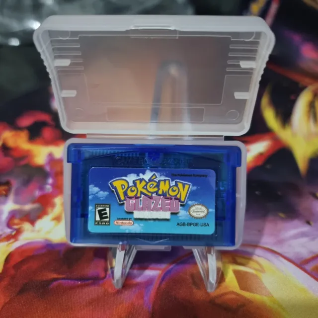 Pokemon Glazed for GBA Gameboy Advance Video Game Rare Pokemon 151 Fan Made