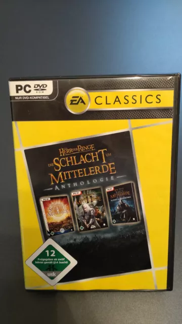 Der Herr Der Ringe: Die Schlacht um Mittelerde - Anthologie - PC Spiel Rarität