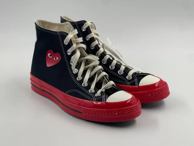 Converse Mens Chuck Taylor All Star 70 High Comme des Garcons PLAY Black A01793C 2