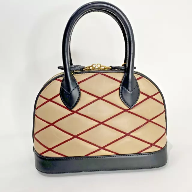 Alma graffiti leather handbag Louis Vuitton Beige in Leather - 21129826