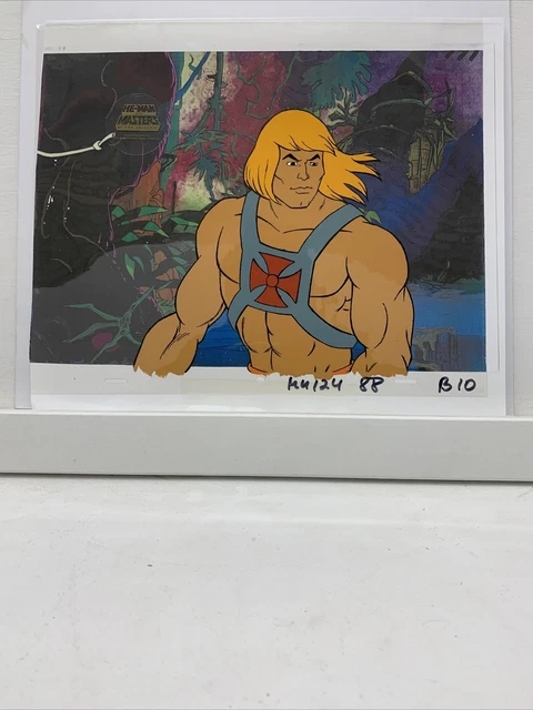 HE-MAN MASTERS OF the Universe Animation Production Cel - He-Man & Copy ...