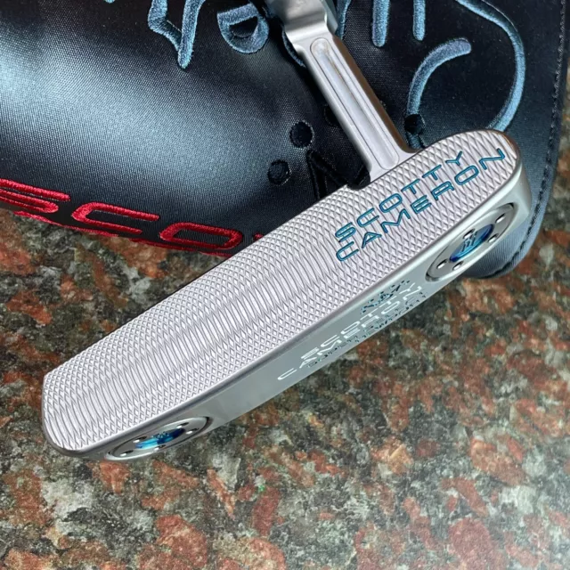 Scotty Cameron Super Select Newport Custom Sea Bubble Blue Paint, 34"/354g 3