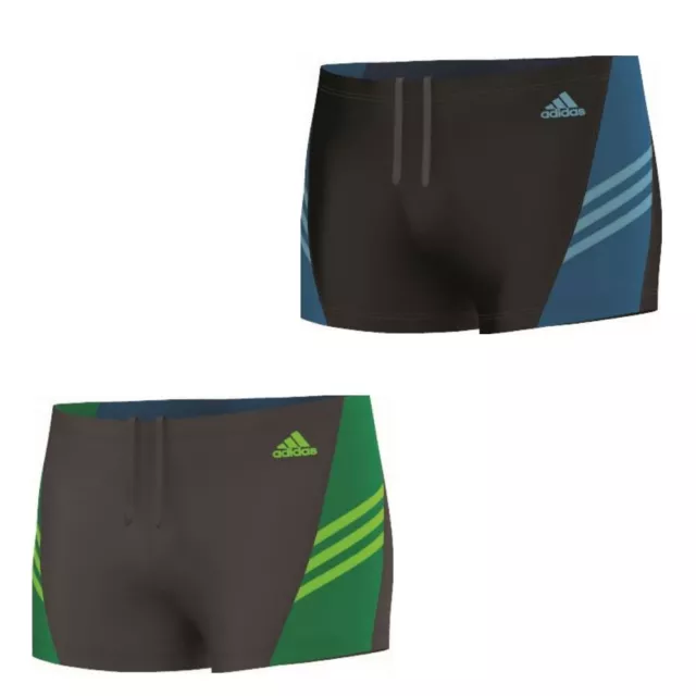 adidas Boxer Badeshort Badehose Kastenbadehose Herren chlorresistent Infinitex