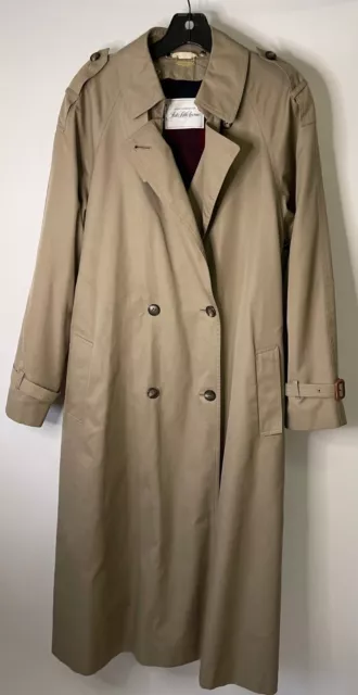 SANYO SAKS FIFTH Avenue, Women's 12 Trench Coat, Removable Liner, Never ...