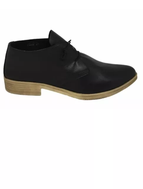 Django and Juliette Karaf Black leather shoes Sz 38 New in Box 2