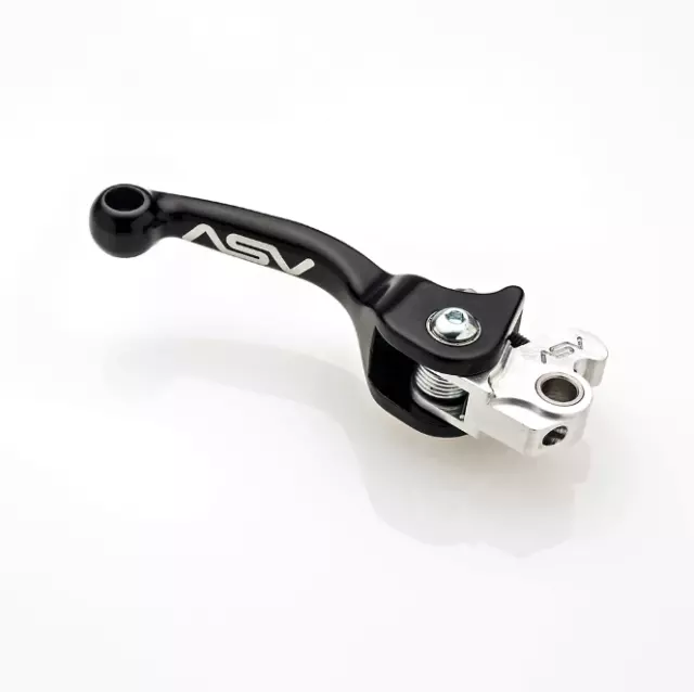 ASV F2 Black Shorty Unbreakable Folding Front Brake Lever Yamaha Raptor 660 700