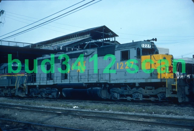 L&N Louisville & Nashville SD40 #1227 at Nashville TN 1978 ORIGINAL Slide!
