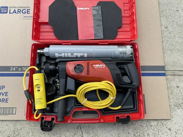 Hilti DD 110-W Diamond Core Drill in Case with Bit