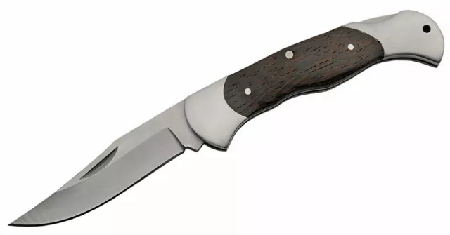 7" Beautiful Classic Medium Lockback Folding Knife - Walnut Handles