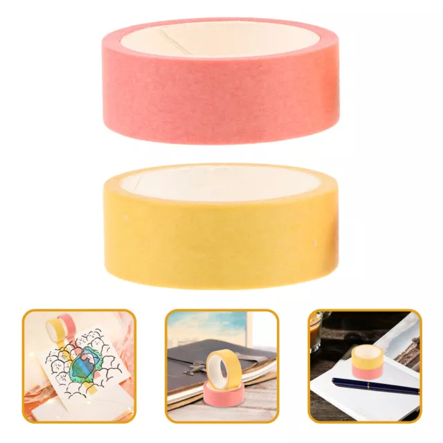 2 rollos cinta adhesiva antigua washi-tapes decoración diario cinta adhesiva