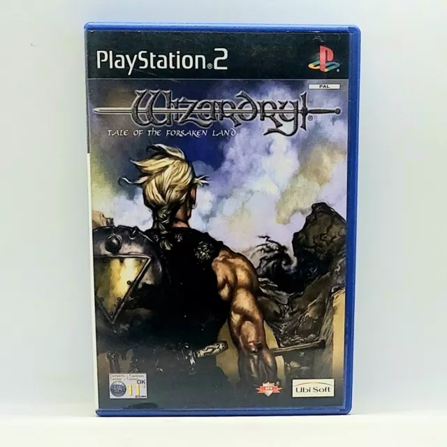 Wizardry: Tale of the Forsaken Land + Manual PS2 Playstation 2 Atlus Games RPG
