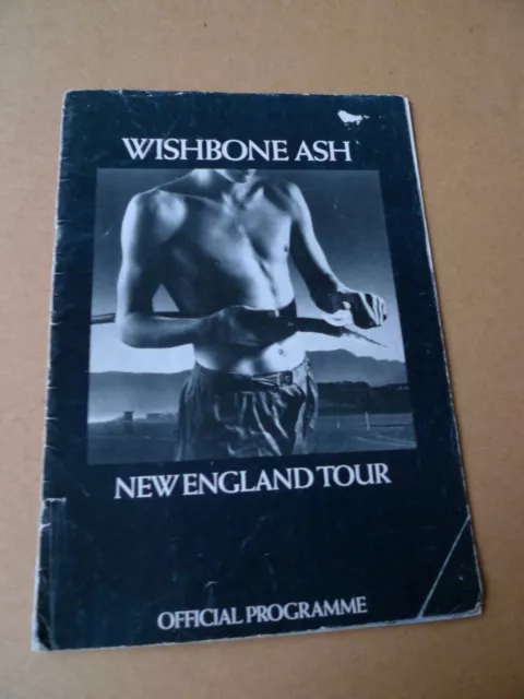 WISHBONE ASH New England Tour Programme 8" x 12"