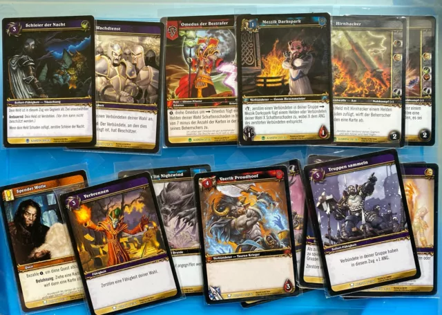 World of Warcraft TCG | Konvolut | 15 Karten | Deutsch