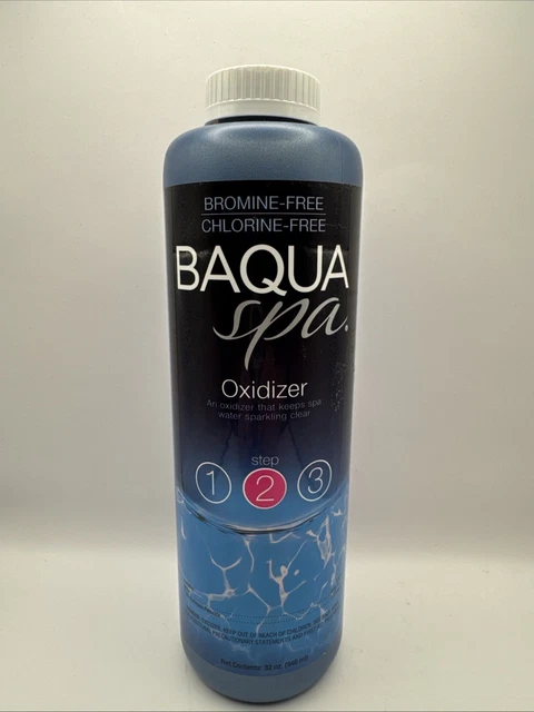 BAQUA SPA OXIDIZER 32 fl.oz - New / Sealed - for Hot Tubs & Spas Water ...