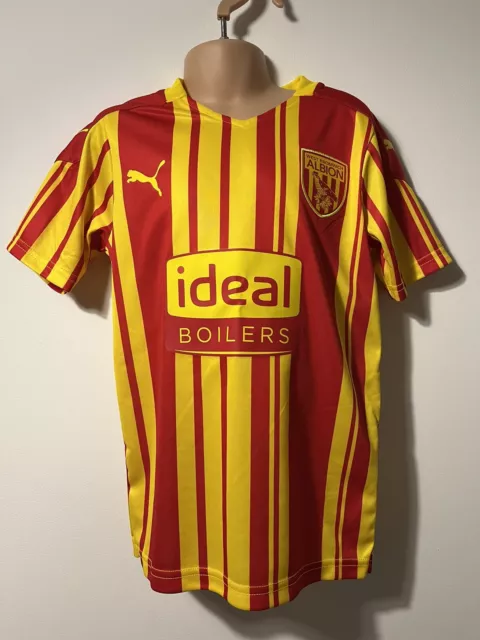 West Bromwich Albion Official Puma Third Football Shirt 2020. Childrens Aged 7-8
