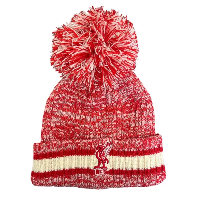 Liverpool FC Official Mass Slope Bobble Hat Red LFC Gift