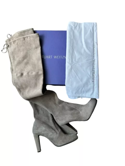 Stuart Weitzman highland Suede Over The Knee boots size 40 2