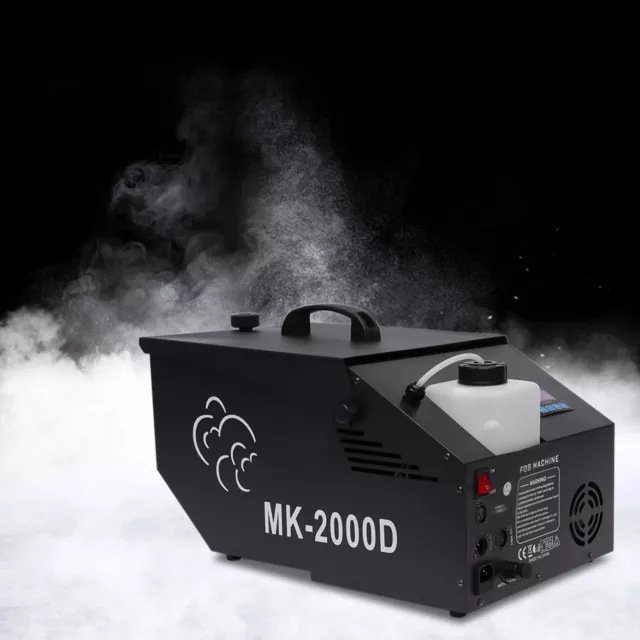 1200W Low Lying Smoke Fog Machine Low Profile Stage DJ Fogger Dry Ice Effect DMX